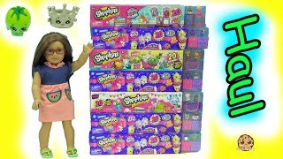 HAUL 140 Shopkins 20 MEGA Packs with Surprise Blind Bags - Season 8, 7, 4