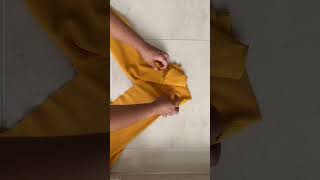 RECICLAR ROPA, HACER SUÉTER SIN MÁQUINA - DIY CLOTHING HACKS - #Shorts