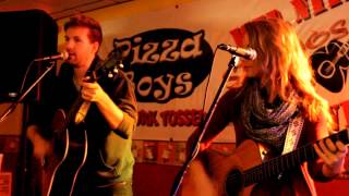 Kim Monroe and Chris Eves at Pizza Boys