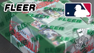 1992 Fleer Baseball Factory Box
