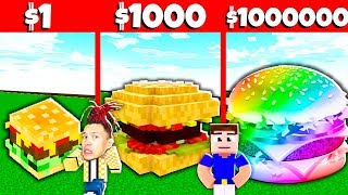 НУБ И ПРО СТРОЯТ ДОМ В БУРГЕРЕ БОГА ЗА $1.000.000 VS БУРГЕР ЗА $1! БИТВА НУБ ПРОТИВ ПРО В МАЙНКРАФТ