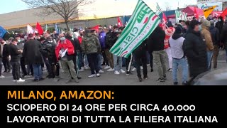 Milano, Amazon: sciopero di 24 ore per circa 40.000 lavoratori di tutta la filiera italiana
