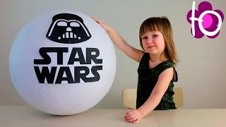 Звездные войны Огромное яйцо с сюрпризом открываем игрушки Giant star wars egg