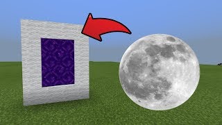 How To Make a Portal to the Moon Dimension in MCPE (Minecraft PE)