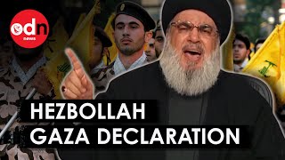 Hezbollah Leader Praises 'Heroic' Hamas Attack on Israel