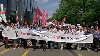 Gaza conflict triggers protests in Brussels