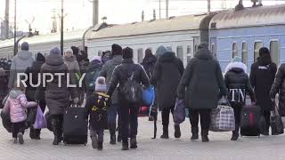 Ukraine: 'Passenger capacity is overcrowded' - Evacuation efforts continue in Lugansk