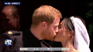 Meghan et Harry échangent leur premier baiser officiel #HarryandMeghan