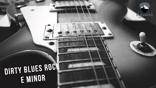 Dirty Blues Rock Guitar Backing Track Jam in E Minor