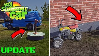 MOPED RACK - WATER WELLS LOCATIONS - My Summer Car Update #12