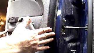 Как снять обшивку карту задней двери OPEL CORSA(2008)demontaz boczka drzwi tyl/ door panel removal