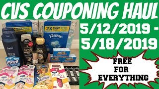 CVS COUPONING HAUL 5/12/2019 - 5/18/2019 |  FREE FOR EVERYTHING
