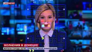 PAC-MAN "Waka Waka" TV presenter \ Телеведущая Вака Вака