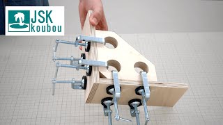 How to make a right angle corner clamp