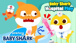 Grandma Shark has a Stomachache! | Baby Shark's Hospital Play 