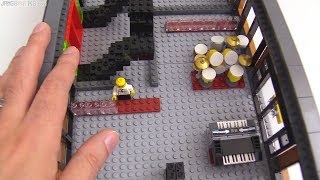 Time-lapse ⏩ Custom LEGO music shop MOC progress 3