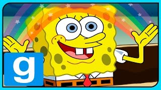 Gmod Deathrun - ГУБКА БОБ КАРТА в Garry's Mod (Spongebob)
