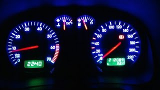 VW Golf IV (4) приборная панель кнопки