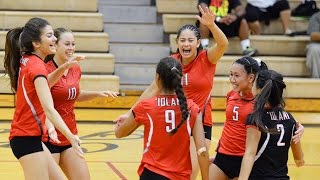 Punahou at 'Iolani -- ILH Girls Volleyball