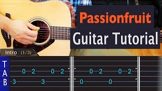 Passionfruit - Drake - Guitar Lesson