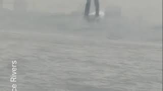 Paddle Boarder on the Hudson River