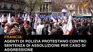 Francia: agenti di polizia protestano contro sentenza di assoluzione per caso di aggressione