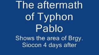 Aftermath of Typhoon Pablo