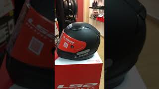 CAPACETE LS2 FF353 MONOCOLOR PRETO FOSCO 1199806-7042