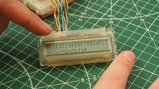 Текстовый LCD дисплей из МФУ Canon, GPM480A0