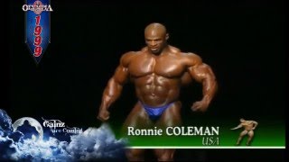 Ронни Коулман мистер Олимпия 1999 предварительного судейства  Channel (ProJect MD)