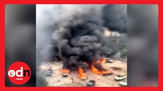 Massive Oil Tank Truck Explosion in China