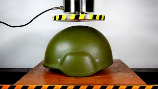 ГИДРАВЛИЧЕСКИЙ ПРЕСС ПРОТИВ БРОНЕ ШЛЕМА, СОВРЕМЕННЫЙ И СОВЕТСКИЙ