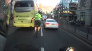 Viral Video UK: Cyclist nearly gets flattened by coach!