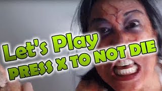 PRESS X TO NOT DIE  - ?? walkthrough gameplay - Horror Game - [PC] [deutsch/german]
