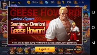 Geese Howard Subasta e  Introduccion KOF'98 UM OL (Dat subasta, no de nuevo ;_;)