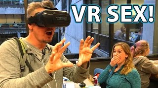 VR SEX PORN VIDEO Prank in Library!!