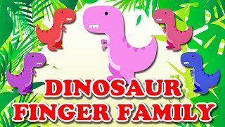 Finger Family Crazy Dinosaur Family Nursery Rhyme | Funny Finger Family Songs For Children