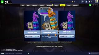 Just tickling Llamas in Fortnite