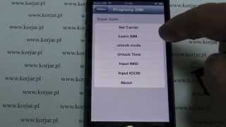 simlock iPhone 5 6.1 iOS KORJAR X-SIM (XSIM)
