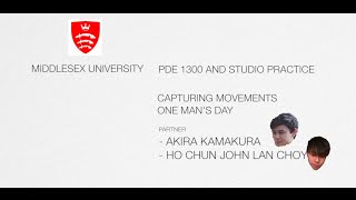 MDX UNI - CAPTURING MOVEMENTS ONE MAN'S DAY