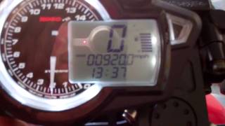 Koso RX-1N installed on a 2009 Yamaha Zuma 125