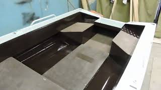Покраска алюминиевой лодки Wellboat 37 / Вельбот 37