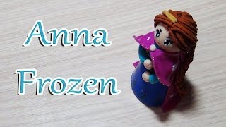 DIY: Anna Frozen/Анна Холодное сердце/Fimo kids