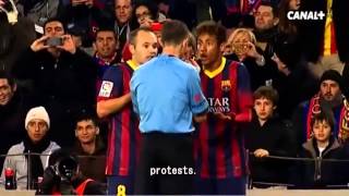 Mystery unraveled! Why Neymar got a yellow card vs.Villarreal