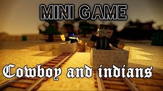 MINI-GAME В MINECRAFT #3! Ковбои против Индейцев