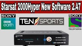 STARSAT 2000hyper New Software 2.47 Sony Network OK.
