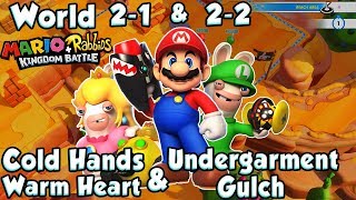 ABM: Mario+Rabbids Kingdom Battle World Gameplay!! 2-1 & 2-2 HD