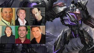 Characters Voice Comparison - "Megatron"