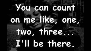 Bruno Mars - Count on me lyrics