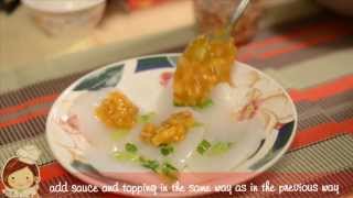 Bánh Bèo ( Vietnamese steamed rice cake)